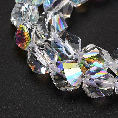 Glass Imitation Austrian Crystal Beads GLAA-F108-08B-1-1