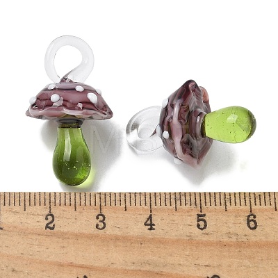 Handmade Lampwork Pendants LAMP-M021-01I-1