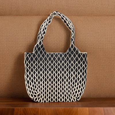 Polyester Knitting Tote Bags PW-WG80119-05-1