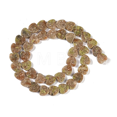 Natural Unakite Beads Strands G-K362-H01-01-1