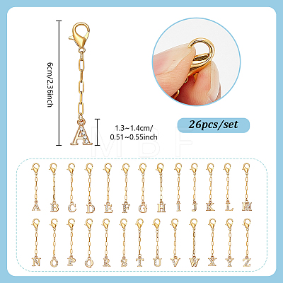 26Pcs Alloy Rhinestone Pendant Decorations HJEW-PH02535-1