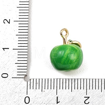 Fruit Alloy Enamel Charms ENAM-P264-02C-G02-1