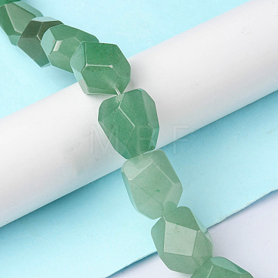 Natural Green Aventurine Beads Strands G-F743-04B-1