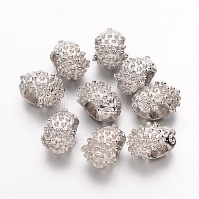 Tibetan Style Alloy European Beads MPDL-7606-P-NR-1