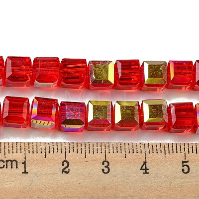 Electroplate Glass Beads Strands EGLA-M031-01A-HR02-1