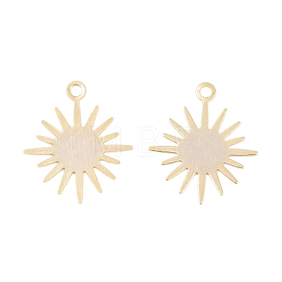 Brass Pendants KK-C163-03G-1