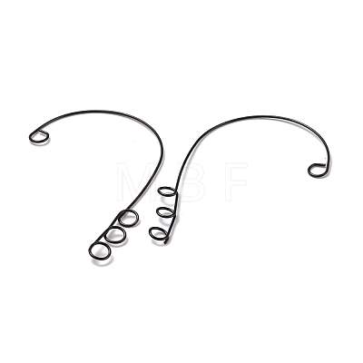 316 Stainless Steel Ear Cuff Findings STAS-H148-01B-1