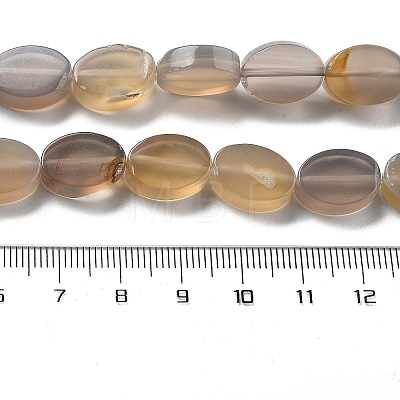 Natural Grey Agate Beads Strands G-P559-B10-01-1