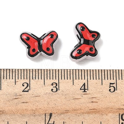 Transparent Glass Enamel Beads LAMP-C023-03E-1