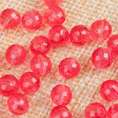 Transparent Acrylic Beads TACR-NH0001-G-18-1