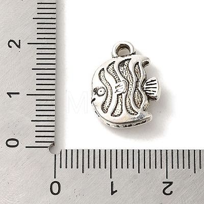 Tibetan Style Alloy Pendants TIBEP-L021-35AS-1