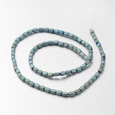Electroplate Non-magnetic Synthetic Hematite Bead Strands G-F300-40B-F-1