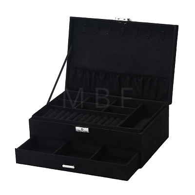 Velvet & Wood Jewelry Boxes VBOX-I001-04A-1