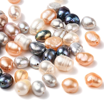 Natural Cultured Freshwater Pearl Beads PEAR-YW001-01-1