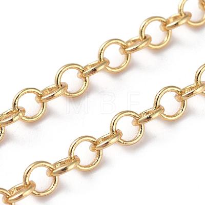 Soldered Brass Rolo Chains CHC-G005-07G-1