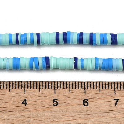 Handmade Polymer Clay Beads Strands PY-CBA18ED-02F-1