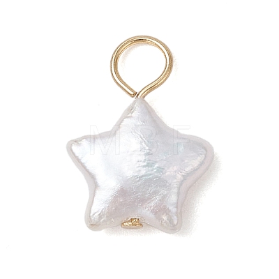 Natural Keshi Pearl Charms PALLOY-JF04240-01-1