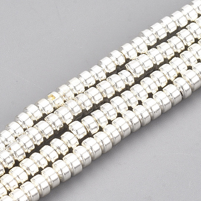 Electroplate Non-magnetic Synthetic Hematite Beads Strands G-T114-32-1