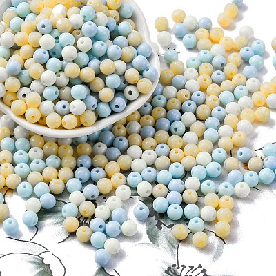 Opaque Acrylic Beads SACR-Q004-01L-1