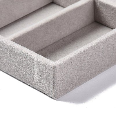 3-Grid Rectangle Velvet Jewelry Trays LS-ODIS-O005-01A-1