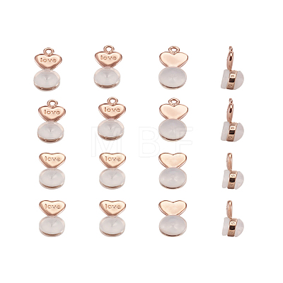 20Pcs 2 Styles Silicone Ear Nuts FIND-TA0001-47C-1