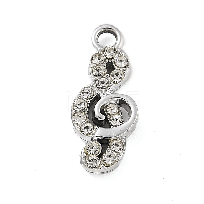 Alloy Rhinestone Pendants PALLOY-P308-02P-1