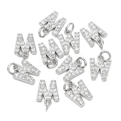 SHEGRACE Brass Micro Pave Clear Cubic Zirconia Pendants XGRQ29117-394P-W-1