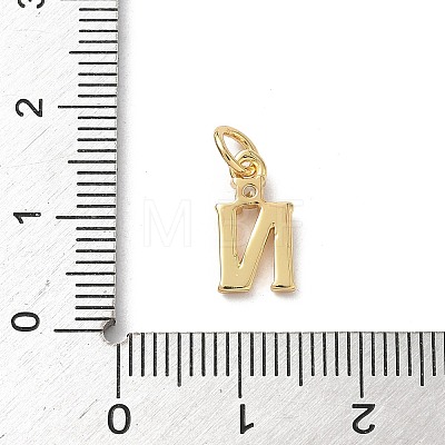 Brass Pave Clear Cubic Zirconia Charms KK-A273-01G-N-1