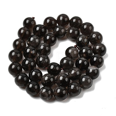 Natural Smoky Quartz Beads Strands G-B167-A09-10mm-1