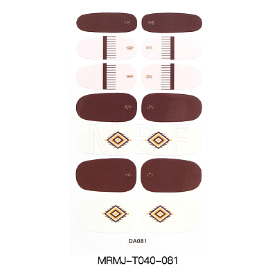 Full Cover Nail Art Stickers MRMJ-T040-081-1