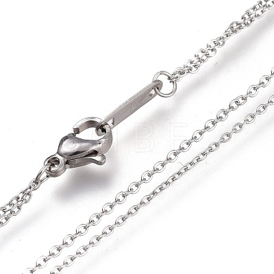 304 Stainless Steel Double Layer Necklaces NJEW-I240-03-1