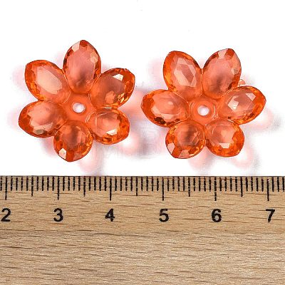 Transparent Acrylic Beads OACR-H118-03G-1