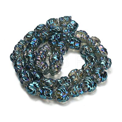 Electroplate Glass Bead Strands EGLA-H110-01HR-01-1