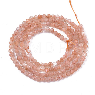 Natural Sunstone Beads Strands G-N328-002A-1