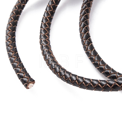 (Defective Closeout Sale: Broken Spool) Braided Cowhide Cord WL-XCP0001-16-1