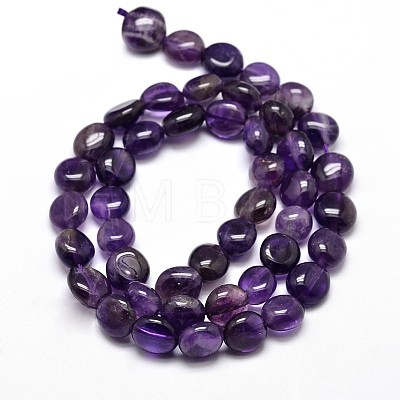 Nuggets Natural Amethyst Beads Strands X-G-J336-12-1
