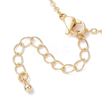 Natural Amethyst Round Beads link Bracelets BJEW-JB13172-01-1