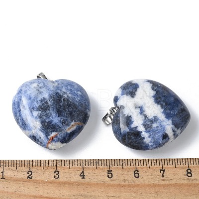 Natural Sodalite Pendants G-A259-02P-04-1