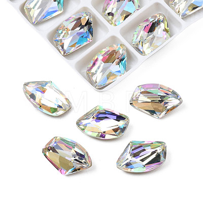 48Pcs Glass Rhinestone Cabochons MRMJ-N029-03-13-1