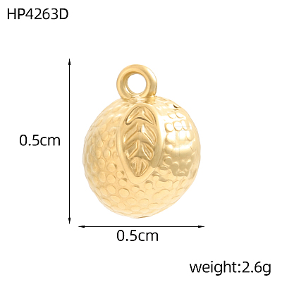 304 Stainless Steel Pendants STAS-OY017-37G-1