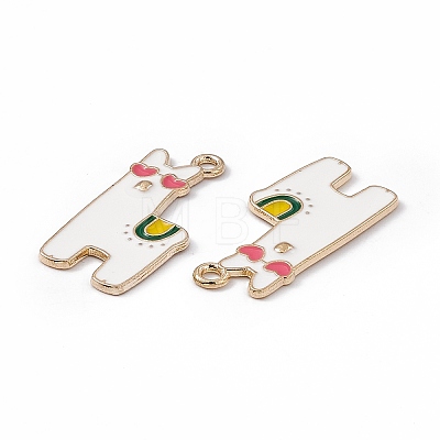 Alloy Enamel Pendants ENAM-C006-03KCG-03-1