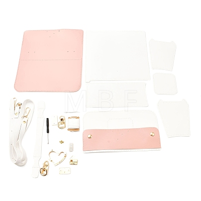 DIY PU Leather Crossbody Lady Bag Making Sets PW-WG98937-06-1