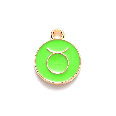 Alloy Enamel Pendants X-ENAM-S124-01A-06C-1