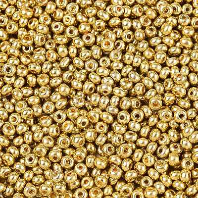 8/0 Grade A Round Glass Seed Beads X-SEED-N002-C-0561-1