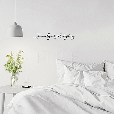 PVC Quotes Wall Sticker DIY-WH0200-026-1