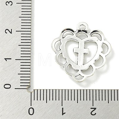 Tibetan Style Alloy Pendants TIBE-I026-6016AS-1