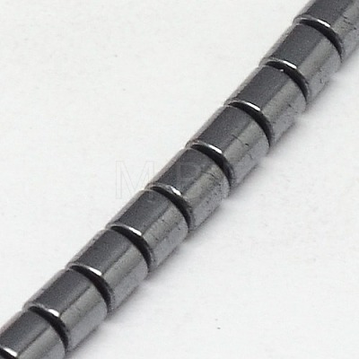 Non-magnetic Synthetic Hematite Beads Strands G-J163-2x2mm-02-1