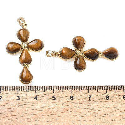 Natural Tiger Eye Pendants GG-CBA9F30-02G-19-1