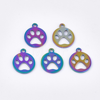 Ion Plating(IP) 304 Stainless Steel Pet Charms STAS-Q201-JN211-1