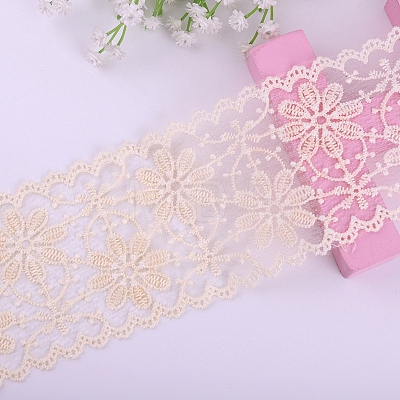 Polyester Lace Trim Ribbons PW-WG34220-06-1-1